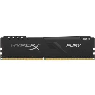 Memória HyperX Fury, 8GB, 2666MHz, DDR4, CL16, Preto | R$295