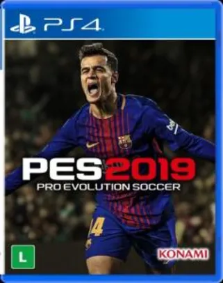 PES 2019 - PS4 Mídia Física - R$ 19,99 com AME