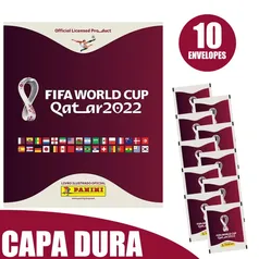 Álbum Capa Dura Copa Do Mundo Qatar 2022 + 10 Envelopes