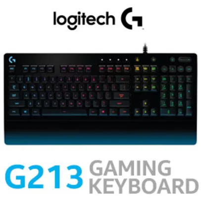 Teclado Gamer G213 Prodigy RGB - Logitech G - R$129,99
