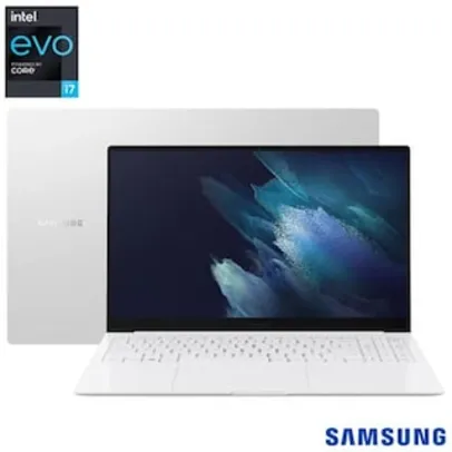 Notebook Samsung Galaxy Book Pro, Intel® Core™ i7, 16GB, 1TB SSD, Tela de 15,6", Mystic Silver - NP950XDB-KS1BR