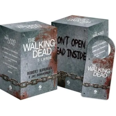 Box - The Walking Dead (5 Volumes) + Brinde - R$56
