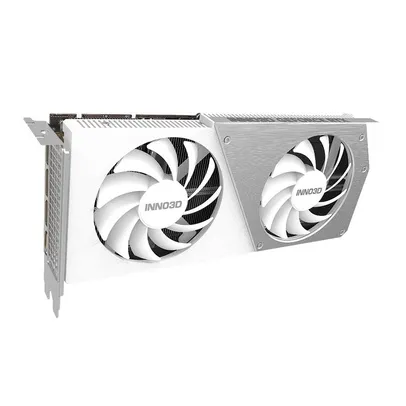 Placa de Video INNO3D GeForce RTX 4060 Ti Twin X2 OC White, 8GB, GDDR6, 128-bit, N406T2-08D6X-171153W