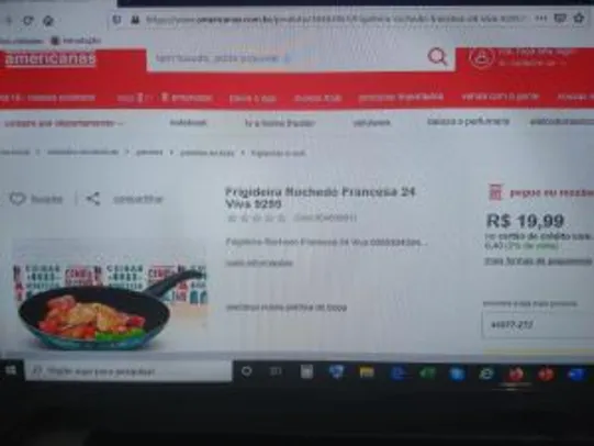 Frigideira Rochedo francesa 24 viva 9295 | R$ 20