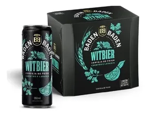 Pack Cerveja Baden Witbier Lata 350ml Com 6 Unidades