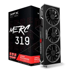 Placa de Vídeo XFX Speedster MERC 319 AMD Radeon RX 6900XT Black Gaming, 16Gbps, 16GB GDDR6, AMD RDNA 2 Architecture - RX-69XTACBD9