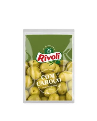 Azeitona Verde em Conserva com Caroço Rivoli Pacote 80g