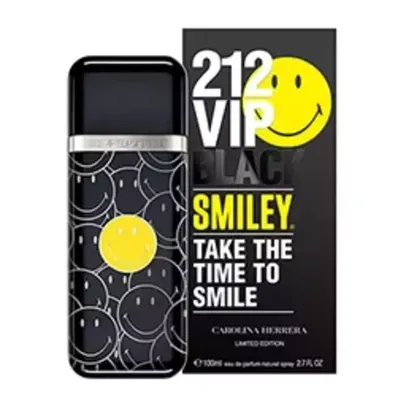 Perfume Carolina Herrera 212 Vip Men Black Smiley Eau de Parfum 100ml