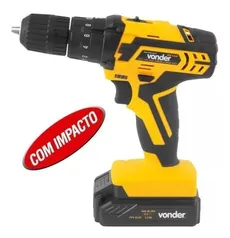 Parafusadeira Furadeira 12v C/ Impacto ( Pfv012 ) Kit Maleta R$254