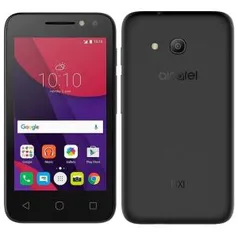 Smartphone Alcatel Pixi4 4 2017 Preto com Tela 4, Câmeras com Flash 8MP+5MP, Memória 8GB - 4034e-Paalbr1-5 - R$243,02