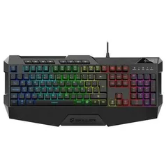 Teclado Gamer Sharkoon Skiller SGK4, RGB, ABNT2 | R$ 100