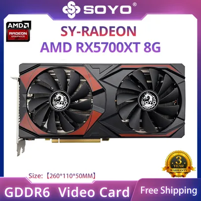 Placa de vídeo Soyo RX5700XT 8GB