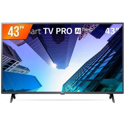 Foto do produto Smart Tv 43” LG 43lm631c0sb Full Hd ThinQ Ai Wi-Fi + 2 Usb 3 HDMI