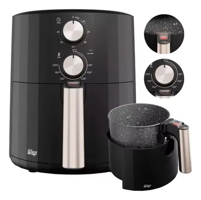 Fritadeira Air Fryer 5 Litros Sem Óleo 1500w Elétrica Wap 