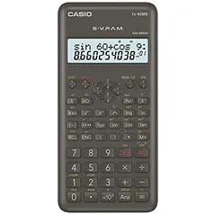 Casio CALCULADORA CIENTIFICA 240 FUNCOES FX-82MS-2-S4-DH PRETA, Preto