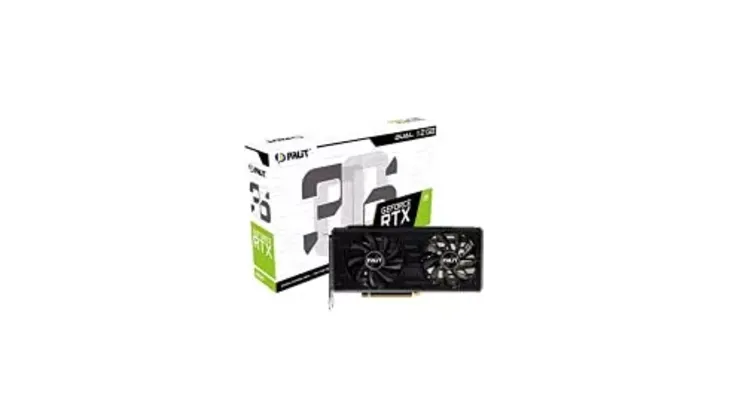  PLACA DE VIDEO PALIT GEFORCE RTX 3060 DUAL 12GB GDDR6 192 BITS - NE63060019K9-190AD