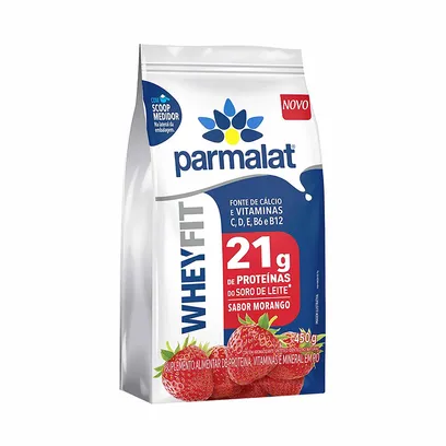 Foto do produto Parmalat Whey Protein Morango 450g