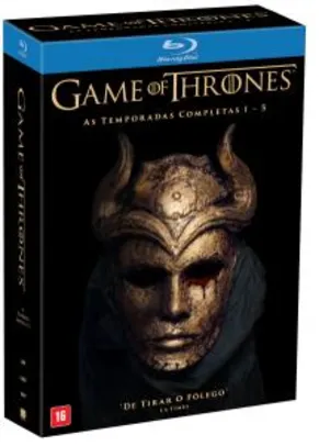 Blu-Ray Box Game Of Thrones - 1ª A 5ª Temporada - 25 Discos - R$200