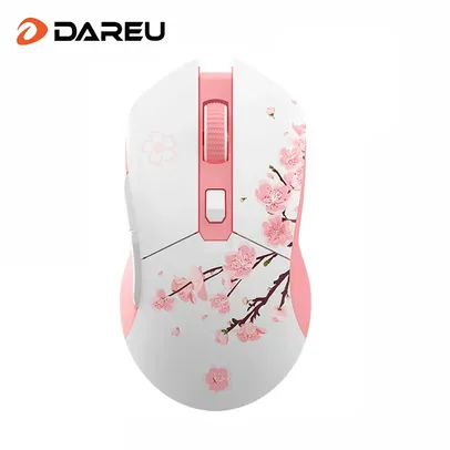 [Taxa Inclusa] DAREU - Mouse Gamer, RGB 2.4G, sem fio + Dock de carregamento, Bateria de 930mAh.