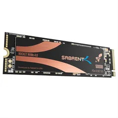 SSD Sabrent 500GB, M.2 2280 NVMe/PCIe Gen4, L: 5000MB/s, G: 2500MB/s