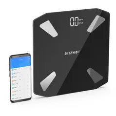 Balança Inteligente BlitzWolf® BW-SC3 Smart WIFI Digital LED 5-180kg | R$145