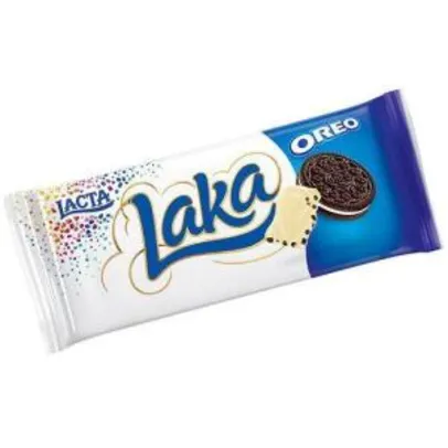 Tablete De Chocolate Laka Oreo 90g - Lacta por R$ 3