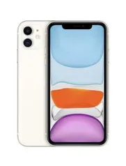 iPhone 11 Apple (128GB) Branco Tela 6,1" Câmera 12MP iOS | R$ 4299