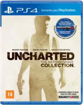 [Saraiva] Uncharted - The Nathan Drake Collection - PS4 por R$149