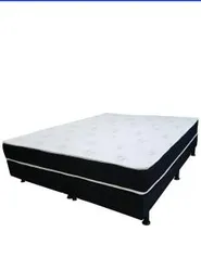 Cama Box Queen Size Premium Phoenix com Molas Superlastic 57x158x198cm - Preto R$1049