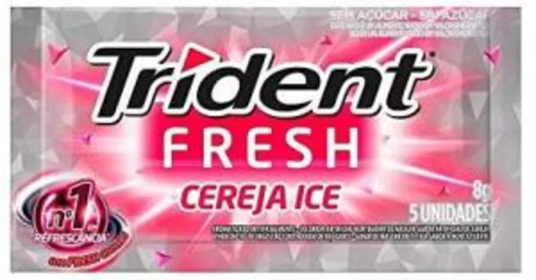[PRIME]Goma de Mascar Cereja Xero Açúcar Xfresh Trident 8g | R$ 1,74