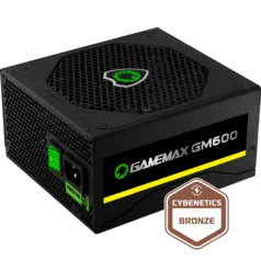 Fonte Gamemax GM600 600W, 80 Plus Bronze, PFC Ativo, Semi Modular