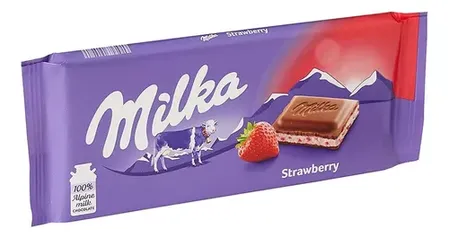 Chocolate Ao Leite Strawberry 100g Milka