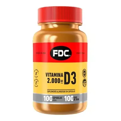 Vitamina D3 2000UI FDC Divina (100 Comprimidos)