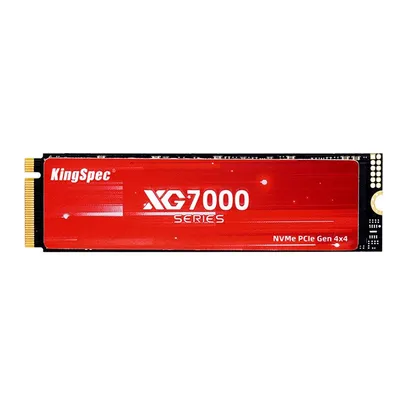 SSD Kingspec XG7000, 2TB, 1200TBW, M.2 2280, PCIe NVMe, Leitura 7400MB/s, Gravacao 6600MB/s, XG7000-2TB