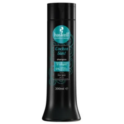 Shampoo Haskell Cachos Sim 300ML Nutre Hidrata Desembaraça | R$33