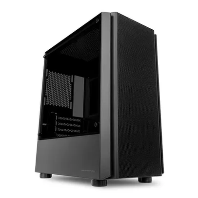 Gabinete Gamer Pichau Pulsar, Lateral de Vidro, Com 3 Fans, Preto, PG-PSR-BL01