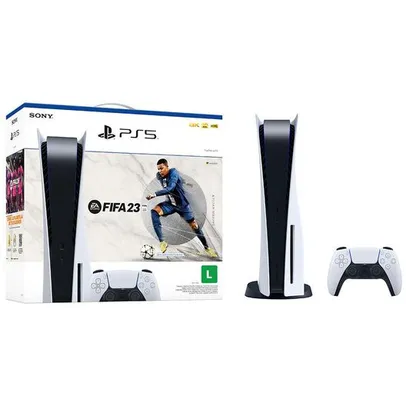 [AME R$3841] Console Playstation 5 825GB SSD FIFA 23 Bundle