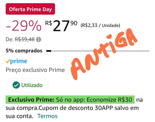 Imagen na descrição da promoção