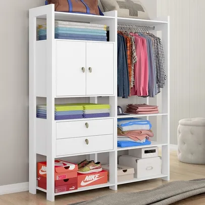 [R$382 AME] Closet Modulado Elora Ma610 C/prateleiras