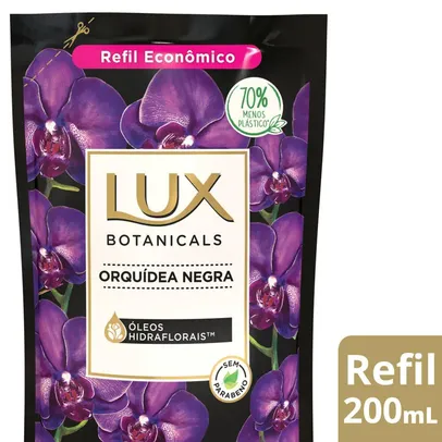 Sabonete Líquido Lux Botanicals Orquídea Negra Refil com 200ml