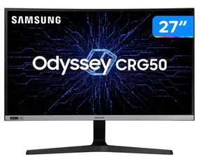 [C.OURO] Monitor Gamer Samsung 27” LED - Curvo Widescreen Full HD 240Hz 4ms CRG50 | R$1932