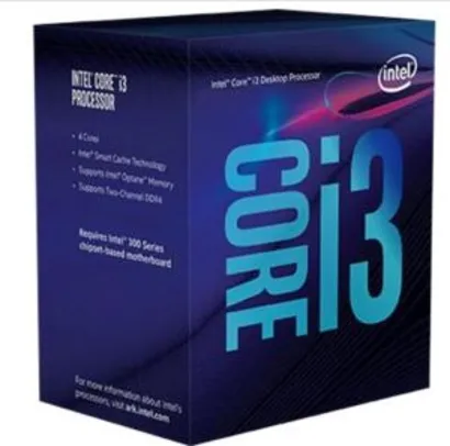 Processador Intel Core I3 9100f 3.6ghz (4.2ghz Turbo)