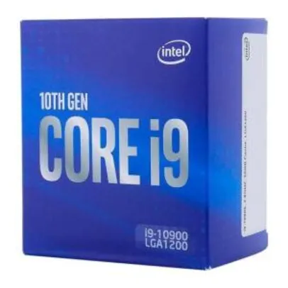 Processador Intel Core i9-10900 Deca-Core 2.8GHz (5.2GHz Turbo) 20MB Cache - R$2799
