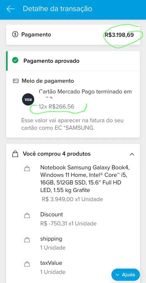 Imagen na descrição da promoção