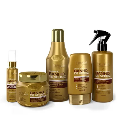 Kit Banho de Verniz Completo Forever Liss