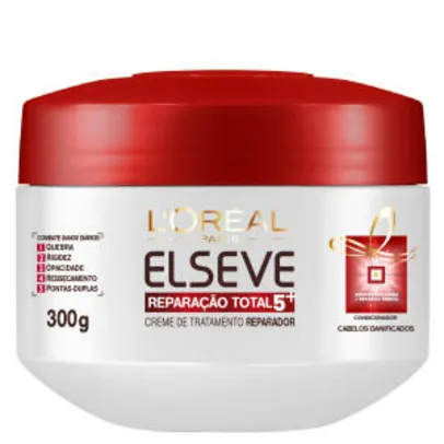 L'Oréal Paris Elseve Reparação Total 5+ - Creme de Tratamento - 300g | R$13