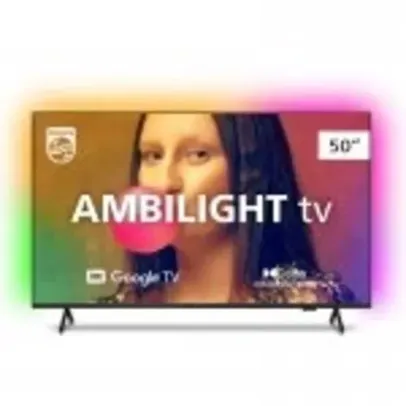 Smart TV Philips 50 Ambilight LED 4K UHD Google TV 50PUG7908/78