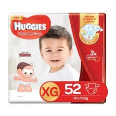 Fralda Huggies XG Supreme Care Hiper 52 Unidades