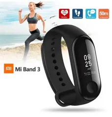 [Envio Internacional] Xiaomi Mi Band 3 Curvo Display Relógio Inteligente Aptidão Pulseira - R$90