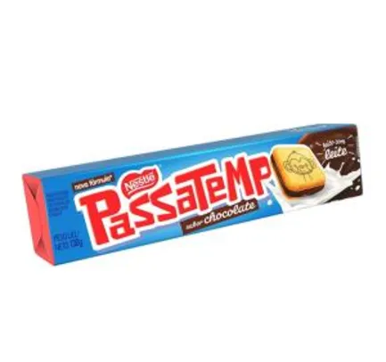 [PRIME] Biscoito Recheado, Chocolate, Passatempo, 130g | R$1,29